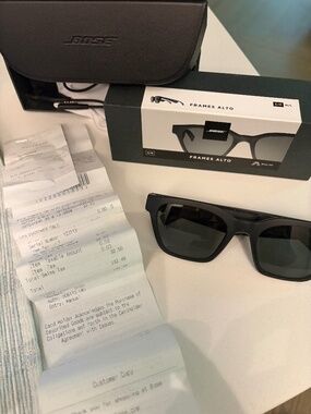 Bose Frames Alto Audio Sunglasses – Black S/M – Complete w/ Box, Case & Receipt